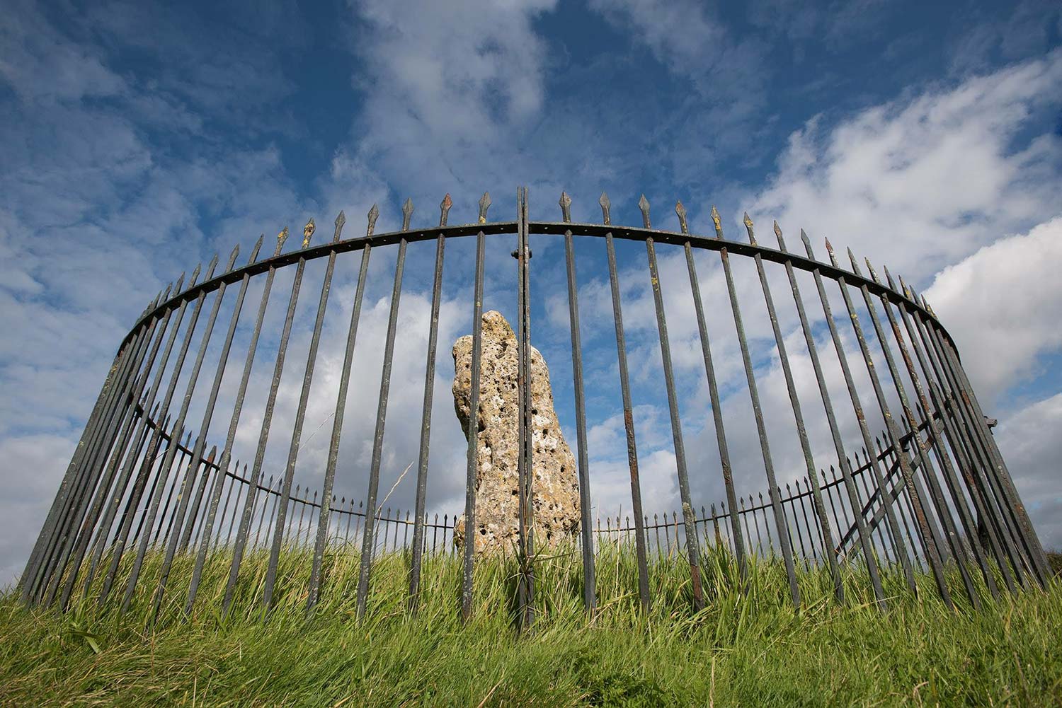 The King’s Stone at the Rollright Stones on the border of Warwickshire and Oxfordshire